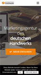 Mobile Screenshot of marketinghandwerk.de